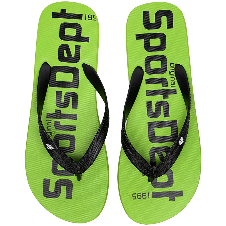 Miesten tossut 4F neonvihreä H4L20 KLM006 41N