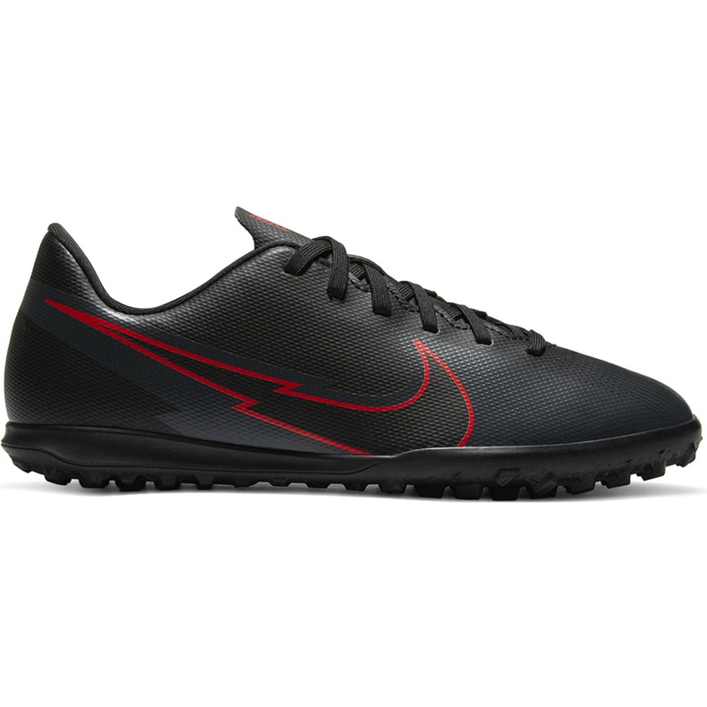 Nike Mercurial Vapor 13 Club Tf Junior AT8177 060 jalkapallokengät musta musta