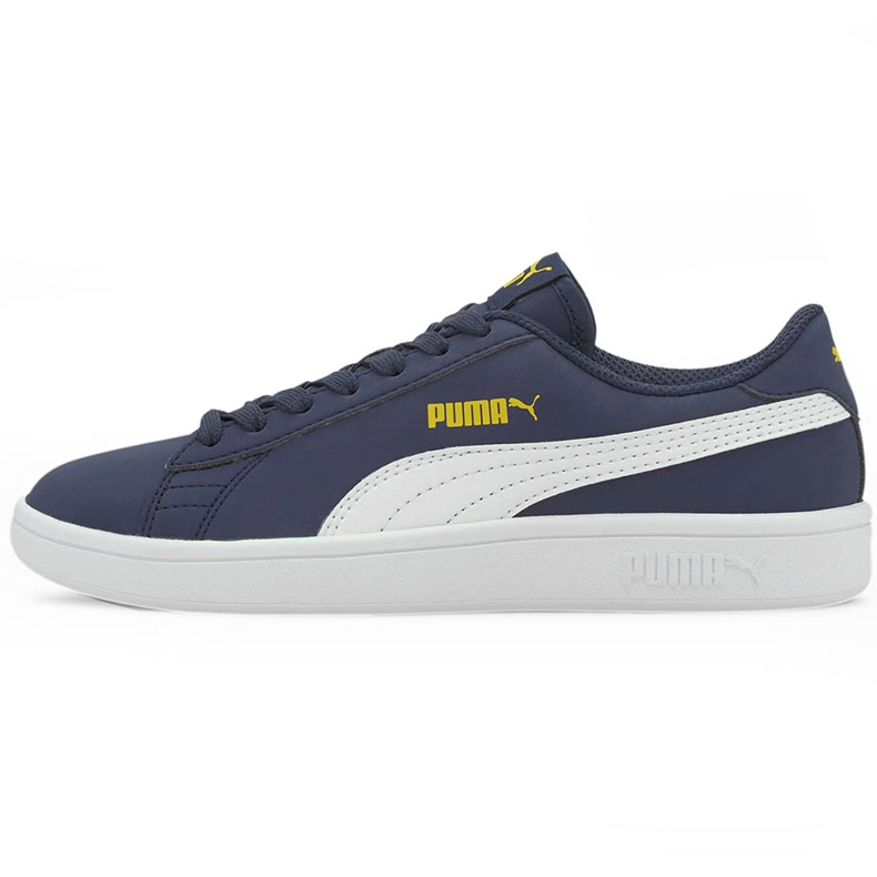 Puma Smash v2 Buck tummansininen 365182 22 lasten kengät laivastonsininen