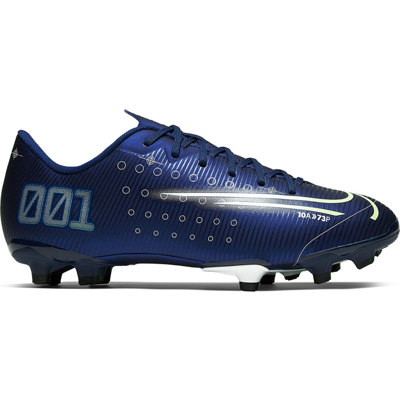 Nike Mercurial Vapor 13 Academy Mds FG / MG Junior CJ0980 401 jalkapallokengät laivastonsininen laivastonsininen