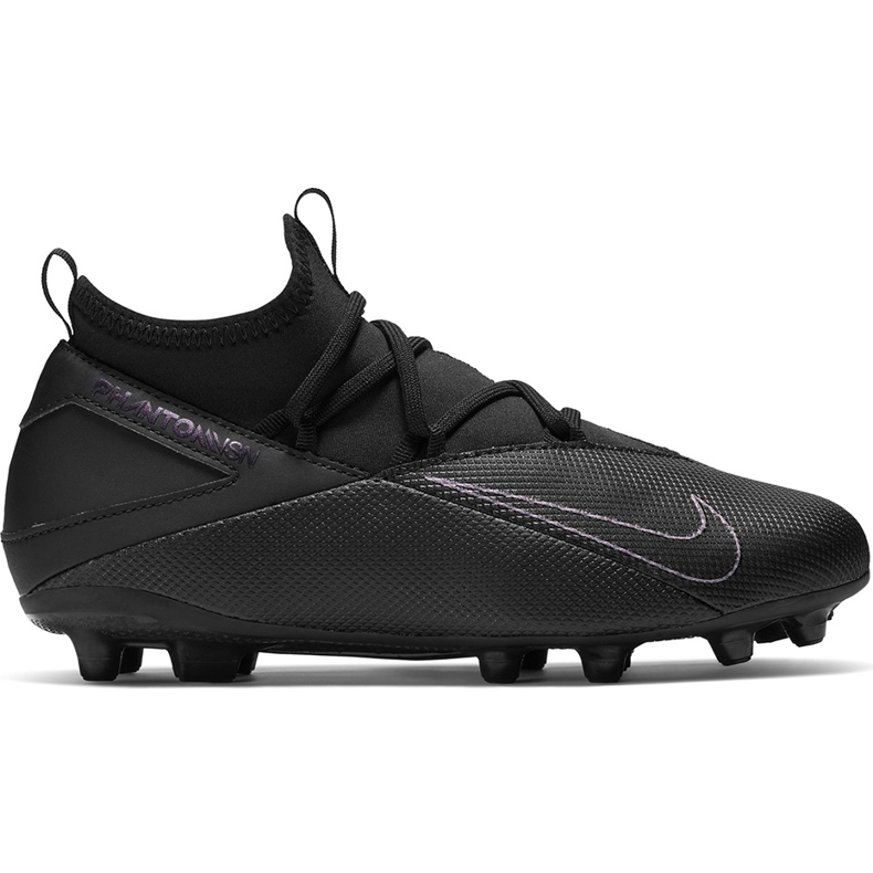 Nike Phantom Vsn 2 Club Df FG / MG Junior CD4061 010 jalkapallokengät musta musta