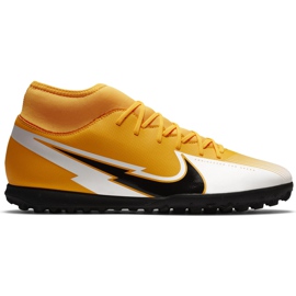 Nike Mercurial Superfly 7 Club Tf AT7980 801 jalkapallokengät oranssi keltainen