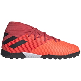 Adidas Nemeziz 19.3 Tf Jr EH0499 jalkapallokengät oranssi oranssi