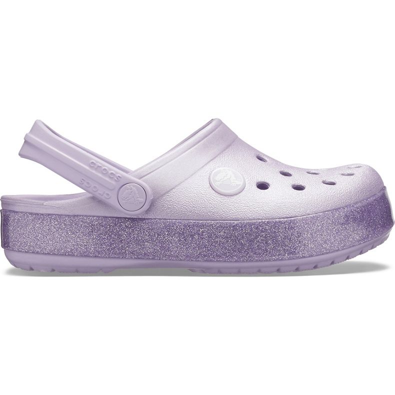 Crocs lapsille Crocband Glitter Clog Kids violetti 205936530