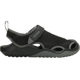 Crocs Miesten Sandaalit Swiftwater Mesh Deck Sandal M Musta 205289 001