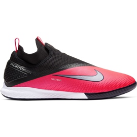 Nike React Phantom Vsn 2 Pro Df Ic CD4170 606 jalkapallokengät punainen, musta punainen