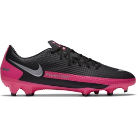 Nike Phantom Gt Academy FG / MG CK8460 006 jalkapallokengät musta, pinkki musta