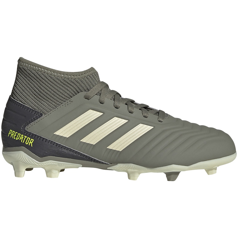 Adidas Predator 19.3 Fg Jr EF8215 jalkapallokengät harmaa