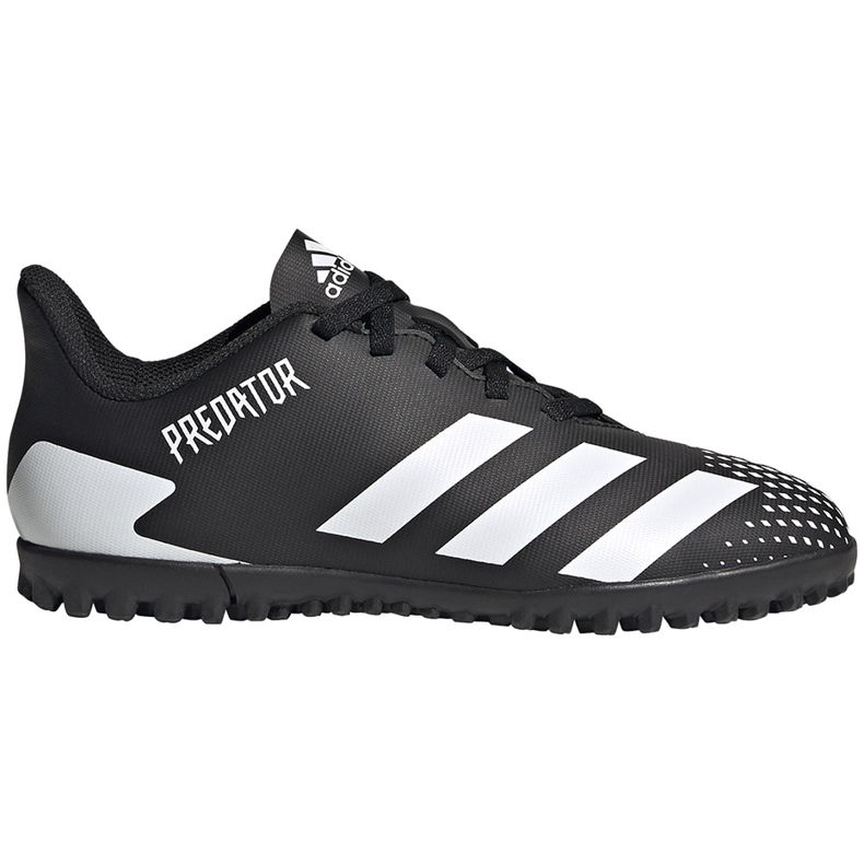 Adidas Predator 20.4 Tf Junior FW9223 jalkapallokengät musta musta