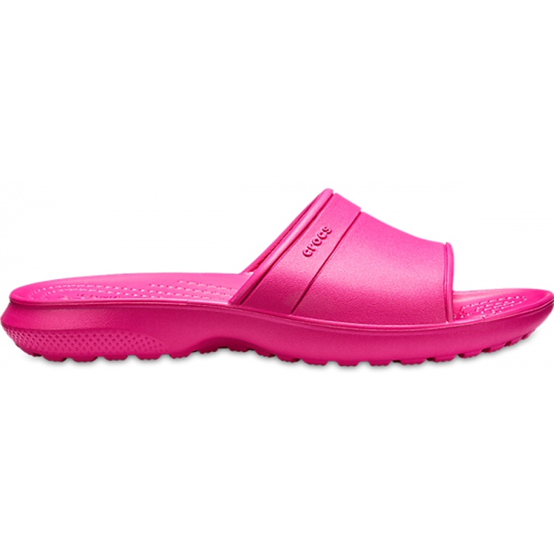 Crocs Classic Slide Kids pinkki 204981 6XO vaaleanpunainen