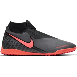 Nike Phantom Vsn Academy Df Tf AO3269 080 jalkapallokengät harmaa harmaa