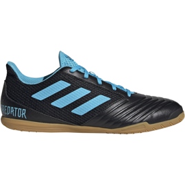 Jalkapallokengät adidas Predator 19.4 In Sala musta ja sininen F35631 musta sininen
