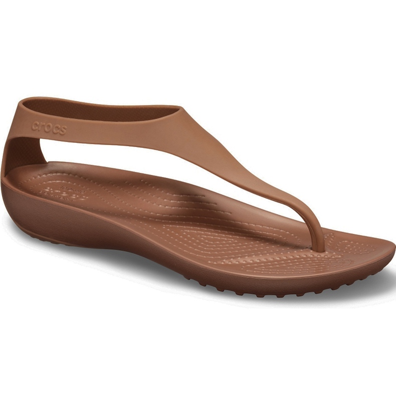 Crocs naisten sandaalit Serena Flip W ruskea 205468 860