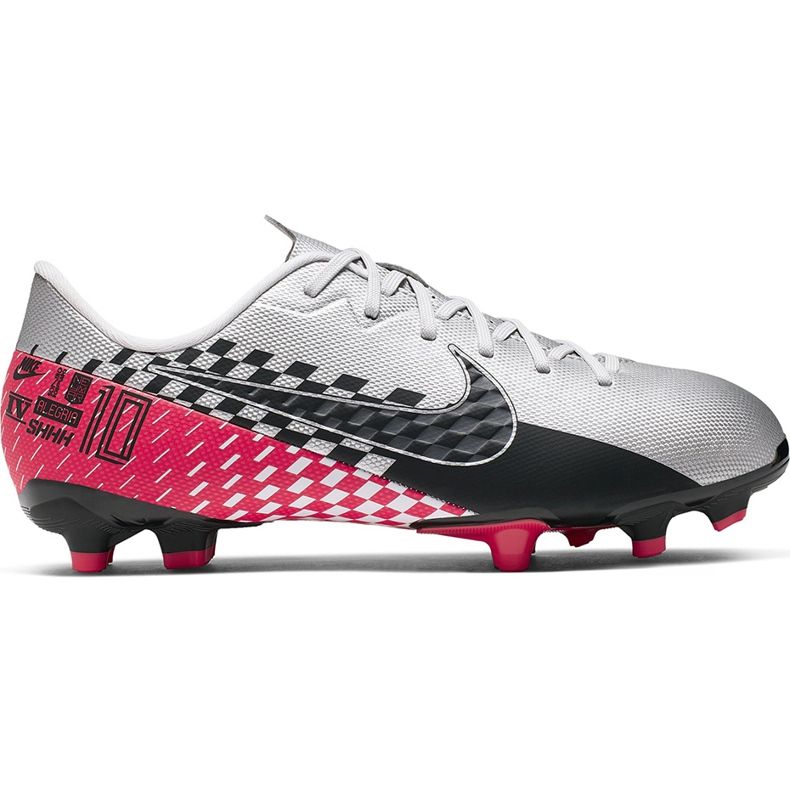 Nike Mercurial Vapor 13 Academy Neymar FG / MG Junior AT8125 006 jalkapallokengät harmaa harmaa