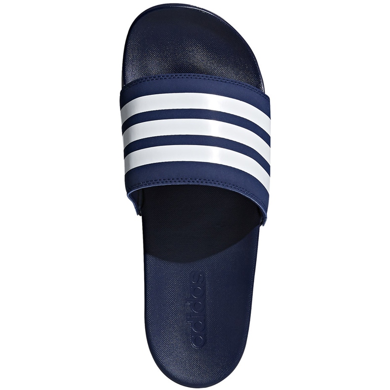 Adidas Adilette Comfort tummansininen tossut B42114 valkoinen laivastonsininen