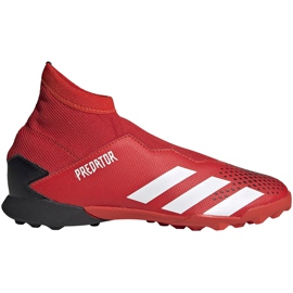 Adidas Predator 20.3 Ll Tf Jr EF1949 jalkapallokengät punainen punainen