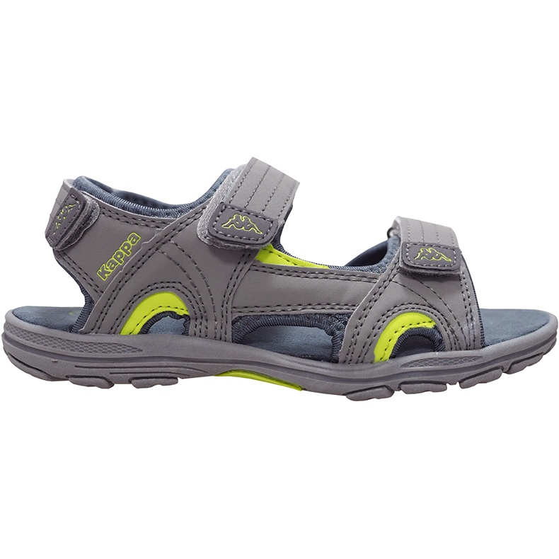 Kappa Early Ii K Footwear Lasten sandaalit harmaa-lime 260373K 1633