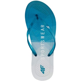 Naisten tossut 4F turkoosi H4L20 KLD003 35S sininen