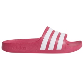Adidas Adilette Aqua K vaaleanpunaiset tossut lapsille EF1749 valkoinen vaaleanpunainen vaaleanpunainen