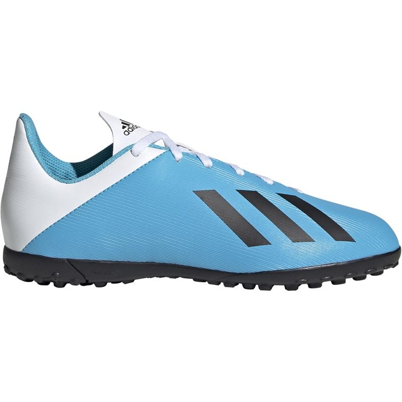 Adidas X 19.4 Tf Junior jalkapallokengät, sininen ja valkoinen F35347 monivärinen