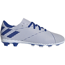 Adidas Nemeziz 19.4 FxG Junior EF1740 jalkapallokengät monivärinen valkoinen