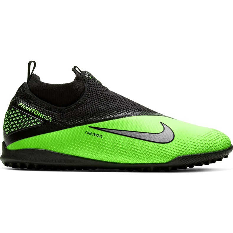 Nike React Phantom Vsn 2 Pro Df Tf CD4174 036 jalkapallokengät monivärinen vihreä