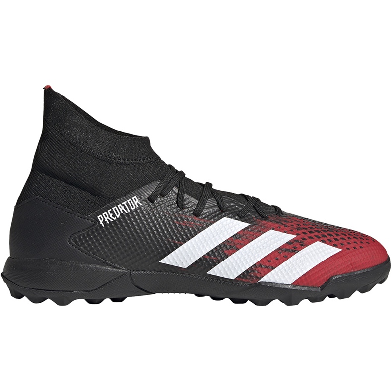 Adidas Predator 20.3 TF jalkapallokengät musta ja punainen EF2208 monivärinen