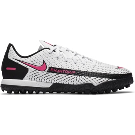 Nike Jr Phantom Gt Academy Tf CK8484 160 jalkapallokenkä valkoinen valkoinen