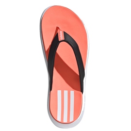 Adidas Naisten Comfort Flip Flop -tossut oranssi-musta-valkoinen EG2064