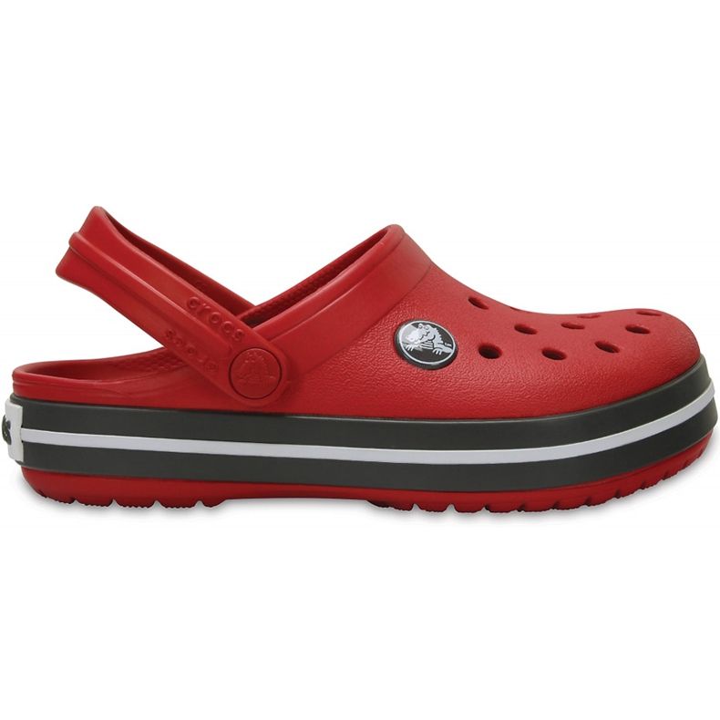 Crocs lapsille Crocband Clog K puna-harmaa 204537 6IB punainen