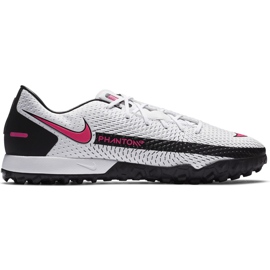 Nike Phantom Gt Academy Tf CK8470 160 jalkapallokenkä valkoinen valkoinen