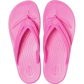 Crocs naisten tossut Crocband Flip W vaaleanpunainen 206100 6QQ pinkki