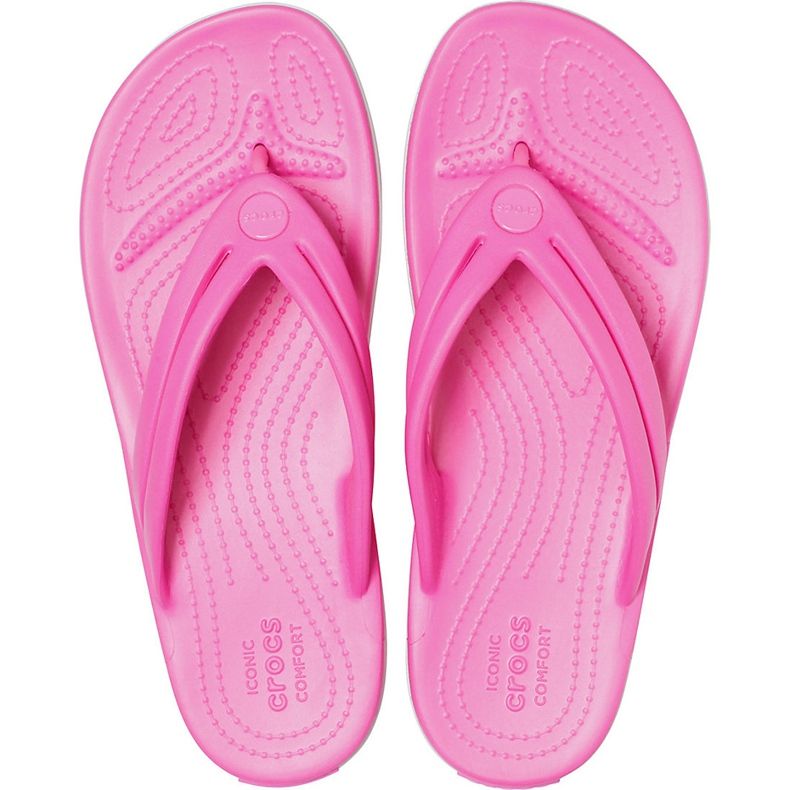 Crocs naisten tohvelit Crocband Flip W pinkki 206100 6QQ vaaleanpunainen