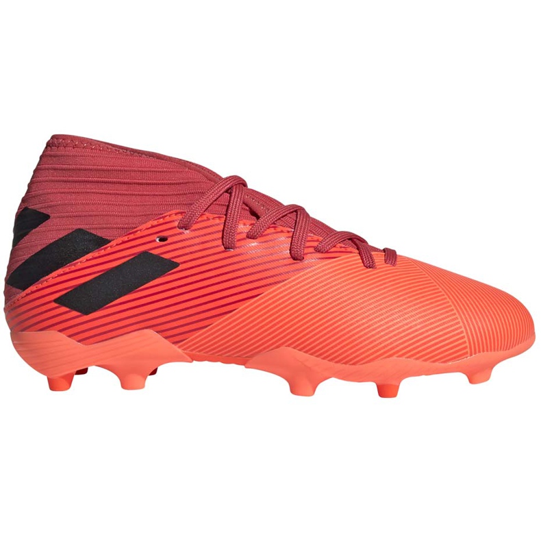 Adidas Nemeziz 19.3 Fg Junior EH0492 jalkapallokengät oranssi punainen