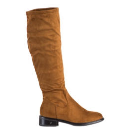 VINCEZA mokkanahkakengät ruskea