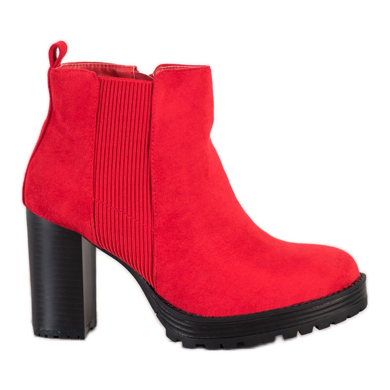 Small Swan Saappaat alustalla punainen