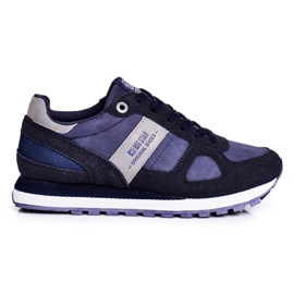 Naisten urheilukengät Big Star Navy Blue GG274676 tummansininen sininen harmaa