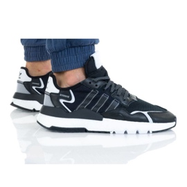Adidas Nite Jogger M FW2055 kengät valkoinen musta