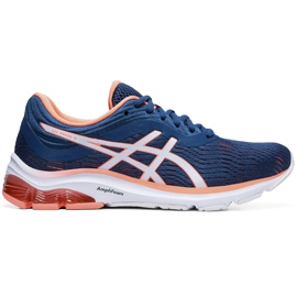 Naisten juoksukengät Asics Gel-Pulse tummansininen-persikka 1012A467 401 oranssi