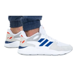 Adidas Crazychaos M FW2719 kengät valkoinen sininen harmaa