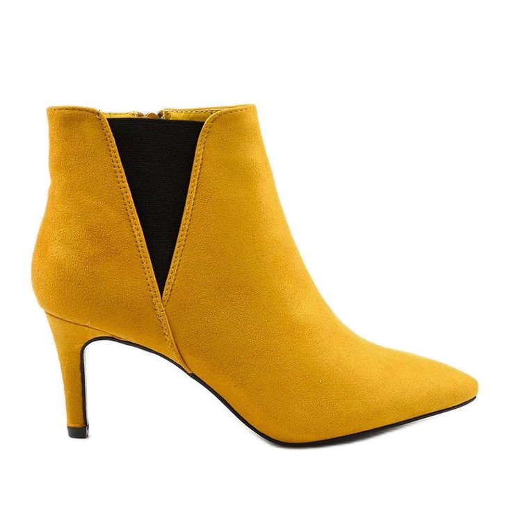 Keltaiset nilkkurit, joissa Patter -kuminauha musta keltainen