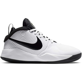 Nike team Hustle D 9 Gs valkoinen AQ4224 100 lasten kengät musta