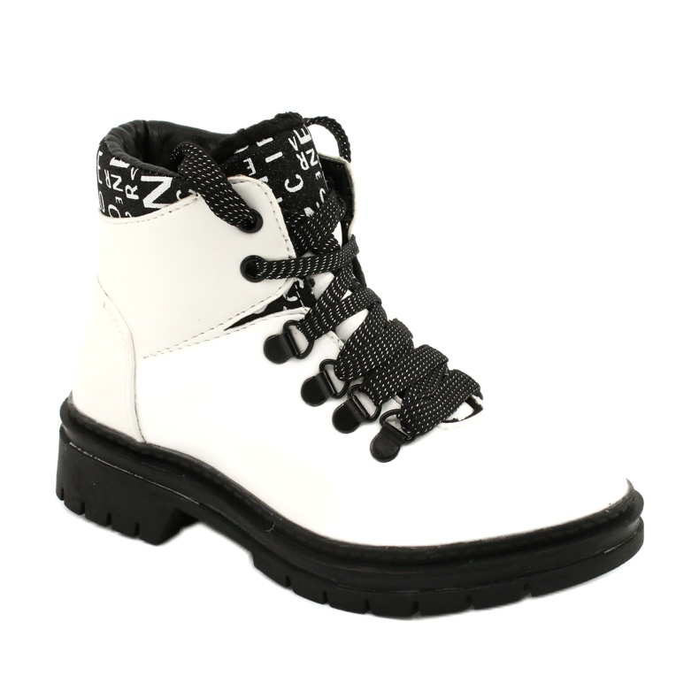 Tulosta Muodikkaat valkoiset saappaat Evento 20DZ60-3232 valkoinen musta