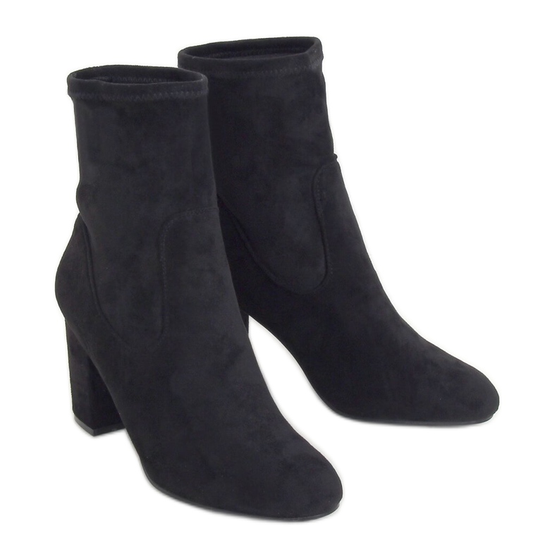 Mustat korkokengät 7675-GA Musta