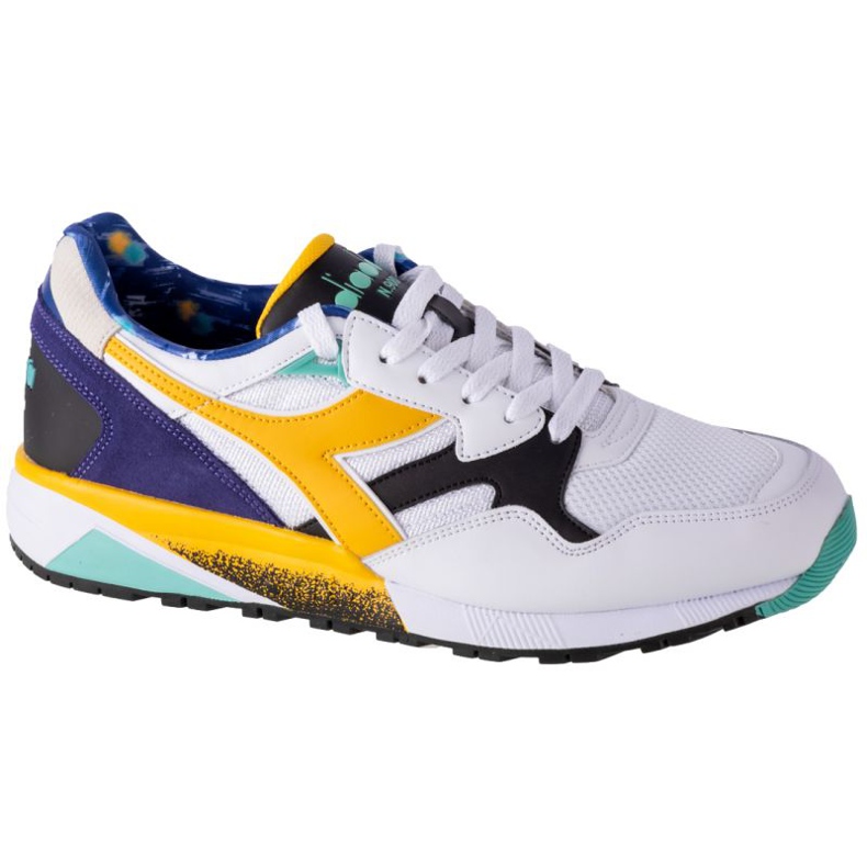 Kengät Diadora N9002 Kromadecka M 501-176567-01-C8698 valkoinen musta monivärinen