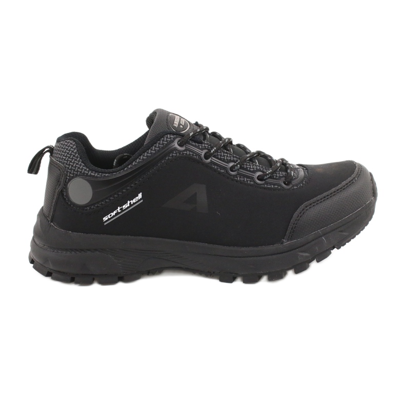 American Club Amerikkalaiset urheilukengät vedenpitävä pehmeä kuori HL04 / 20 musta harmaa