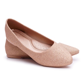 SEA Pink Glitter Fifi naisten balettihuoneistot kulta