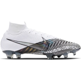 Nike Mercurial Superfly 7 Elite Mds Fg BQ5469 110 jalkapallokengät valkoinen valkoinen