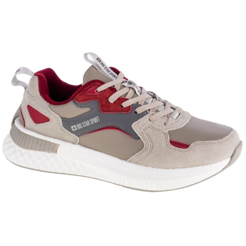 Big Star Kengät M GG174463 beige punainen