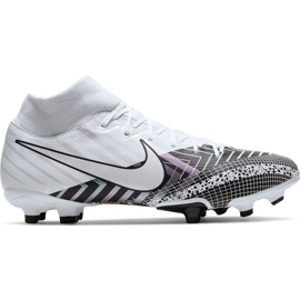 Nike Mercurial Superfly 7 Academy Mds FG / MG M BQ5427-110 jalkapallokenkä valkoinen monivärinen